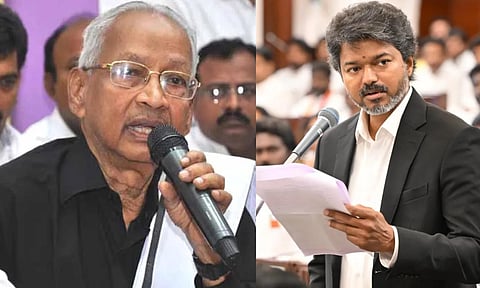 கடவுள் மறுப்பு பெரியாரின் கொள்கை அல்ல -  முதலமைச்சர் விஜய்க்கு தி.க. தலைவர் கி.வீரமணி விளக்கம்!