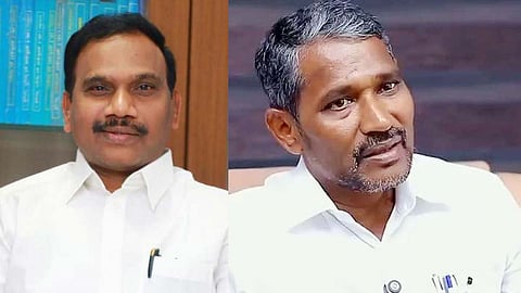 ஆ. ராசா- அமைச்சர் வன்னி அரசு