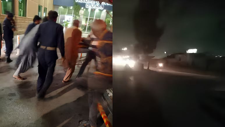 பாகிஸ்தான் ராணுவம் மீது தற்கொலைப்படை தாக்குதல்- 4 வீரர்கள் பலி