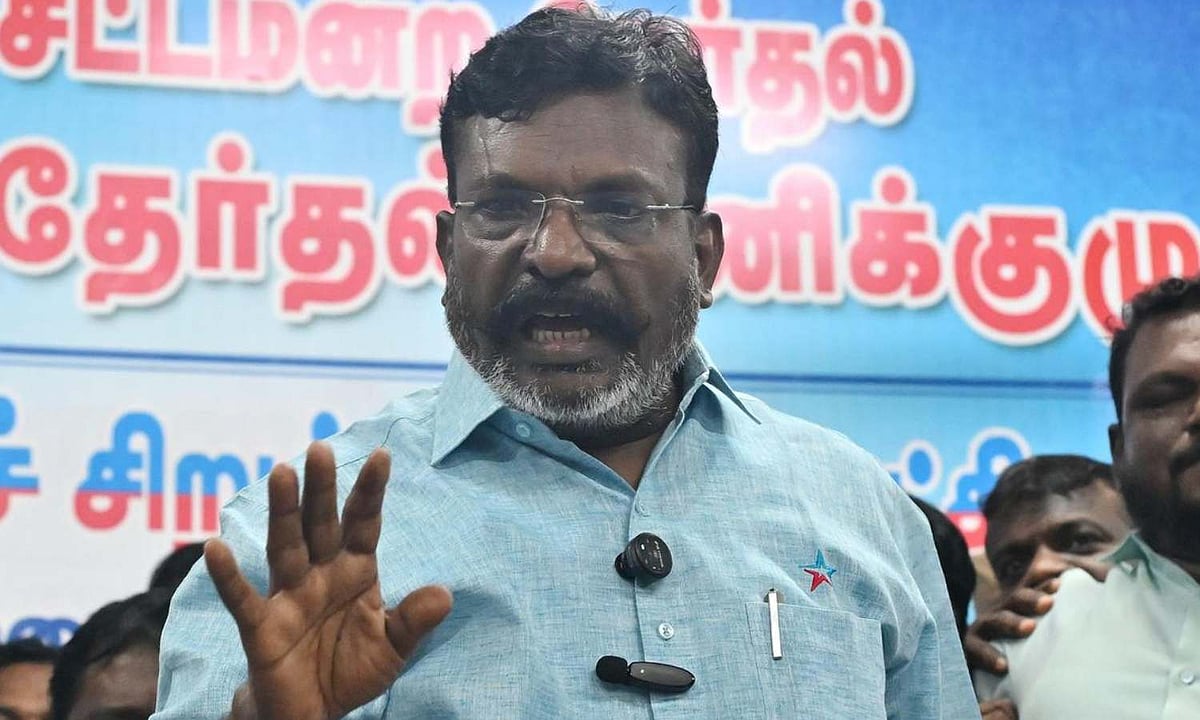 திருச்சி கிழக்கில் போட்டியில்லை - திருமாவளவன் அறிவிப்பு!