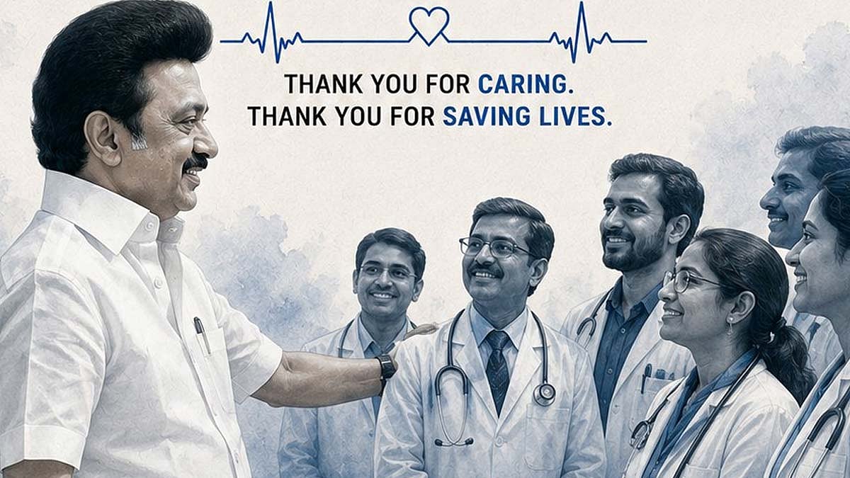 நீட் போன்ற சதிகளை வீழ்த்த உறுதியேற்போம்: மு.க.ஸ்டாலின் தேசிய மருத்துவர்கள் தின வாழ்த்து!