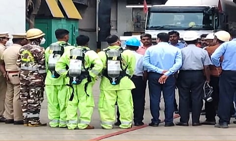 Ammonia Gas leakage spot