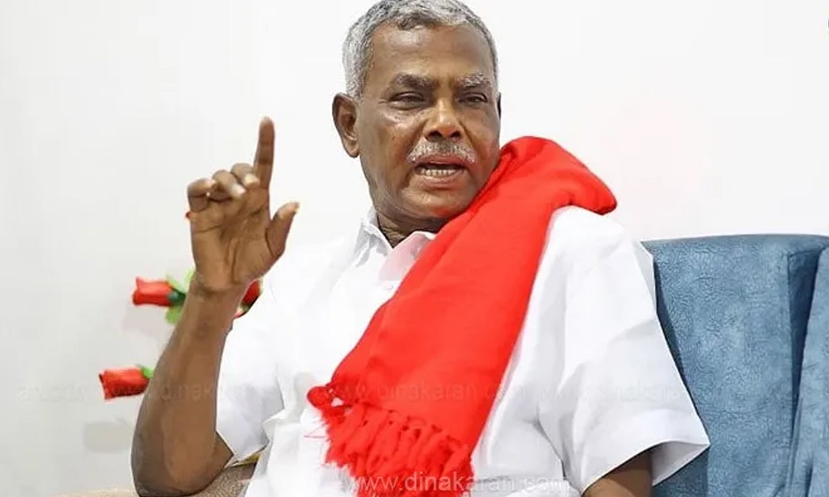 குதிரை பேரம் குற்றச்சாட்டு: உதயநிதி ஸ்டாலின் ஆதாரங்களை சமர்ப்பிக்க வேண்டும்- பெ. சண்முகம்