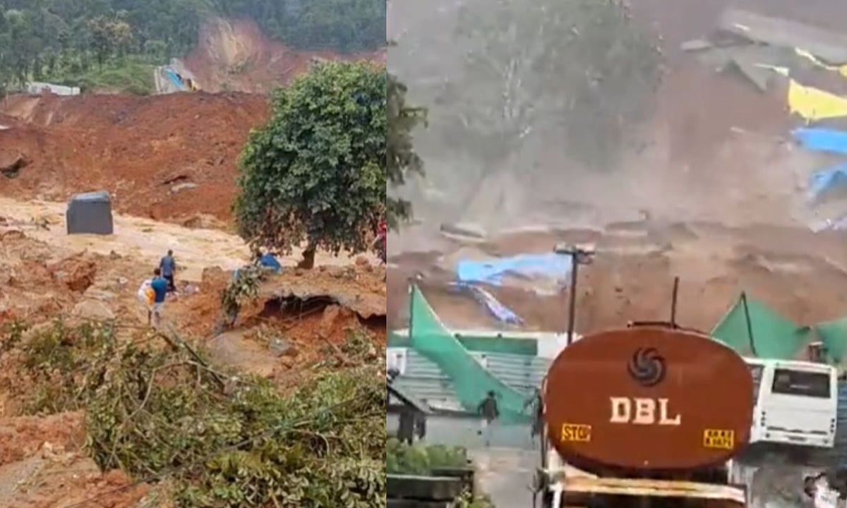 வயநாட்டில் நிலச்சரிவு.. மண்ணுக்குள் சிக்கிய மக்கள் - மீட்பு பணி தீவிரம் 