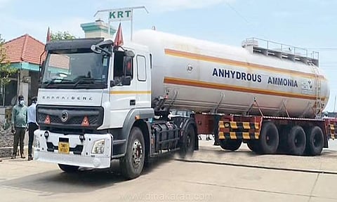 Ammonia gas 