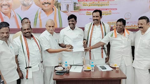 தனித்து போட்டியிட்டிருந்தால் திமுக ஆட்சிக்கு வந்திருக்க முடியாது - அமைச்சர் ராஜேஷ்குமார் 