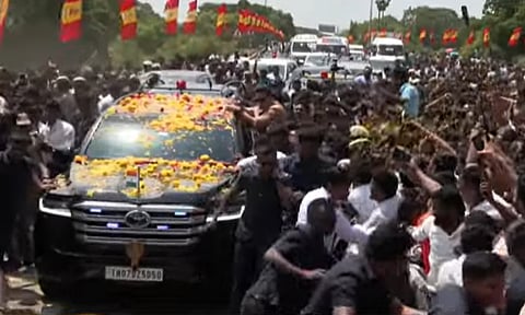 TN CM Vijay to Karur