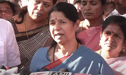 DMK MP Kanimozhi