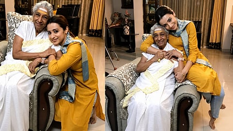 Trisha Expresses Condolences of Singer Janaki