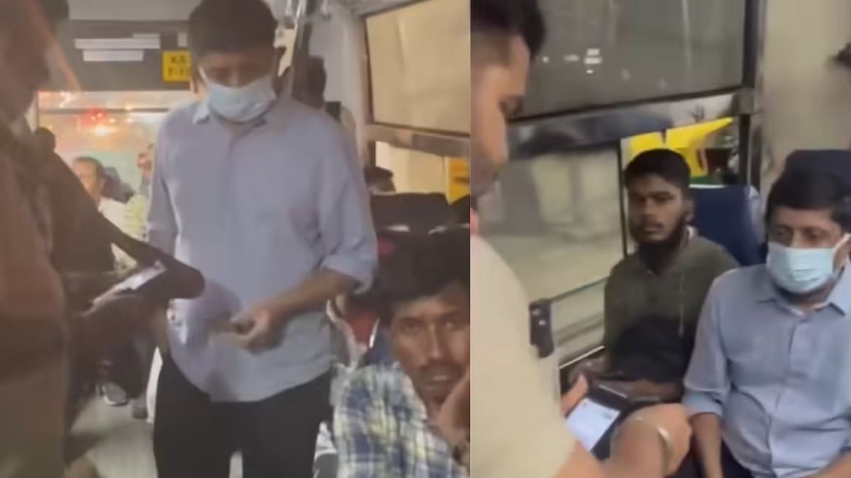 டிக்கெட்டுக்கு சில்லறை இல்லாததால் கர்நாடக அமைச்சரை பேருந்தில் இருந்து இறக்கிவிட்ட நடத்துனர்!