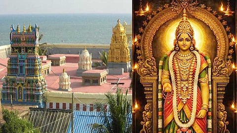 கன்னியாகுமரி பகவதி அம்மன் கோவில் -  பகவதி அம்மன் 