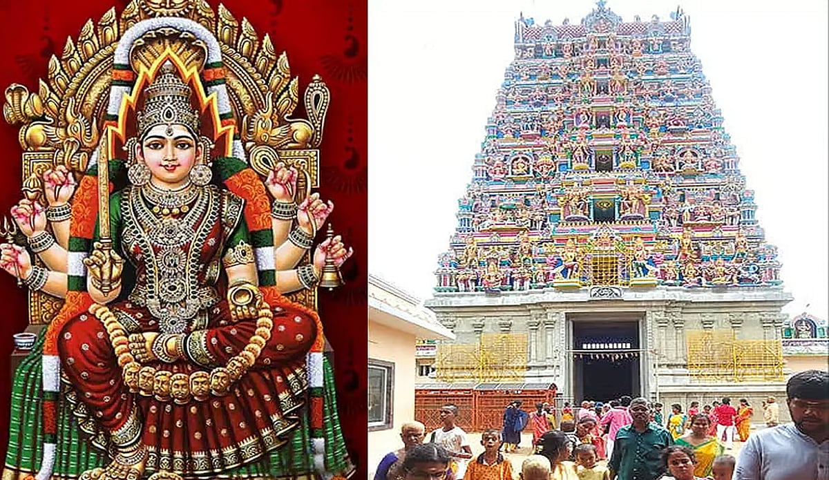 பக்தர்களின் குறைகளை தீர்க்கும் சமயபுரம் மாரியம்மன்
