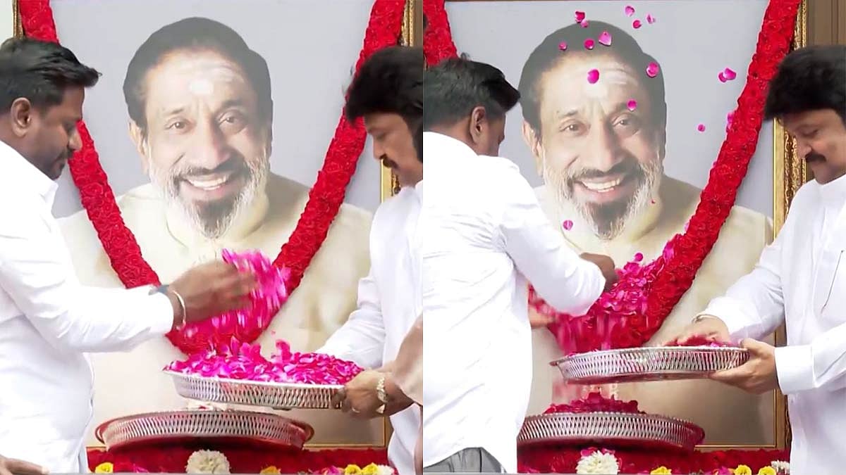 நடிகர் திலகம் சிவாஜி கணேசன் நினைவு தினம் - அமைச்சர் ராஜ்மோகன் மரியாதை