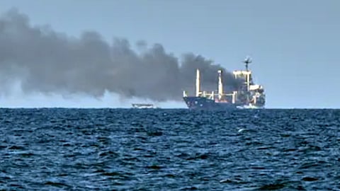 MV OMORFI Attacked