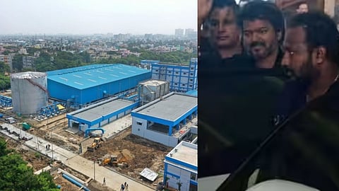 CM Vijay inspects reviews Chennai Sewage Plant