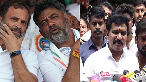 Nirmalkumar blames Dk shivakumar