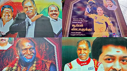 முதல்-அமைச்சர் ரங்கசாமி பிறந்தநாள் வாழ்த்து பேனர்கள்