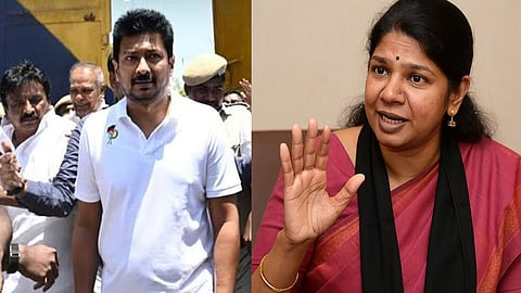 Udhayanidhi Stalin-MP Kanimozhi  