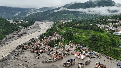 Raging floods in Nepal