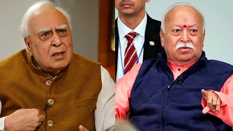 Kapil Sibal slams Mohan Bhagwat’s US speech