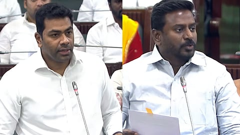 அமைச்சர் ஆதவ் அர்ஜூனா- அமைச்சர் ராஜ்மோகன்
