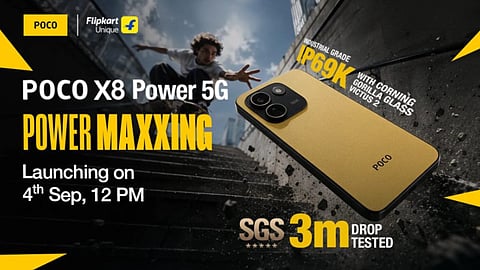 Poco X8 Power Teaser