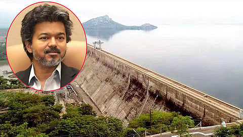 CM Vijay - Mettur dam