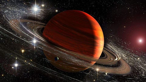 Saturn South Pole Decagon Wave