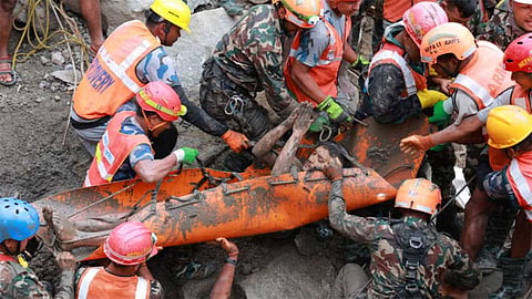 workers rescued from tunnel of Nepal
