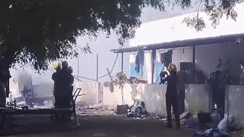 Firecracker factory explosion