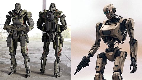 Humanoid Robot Military