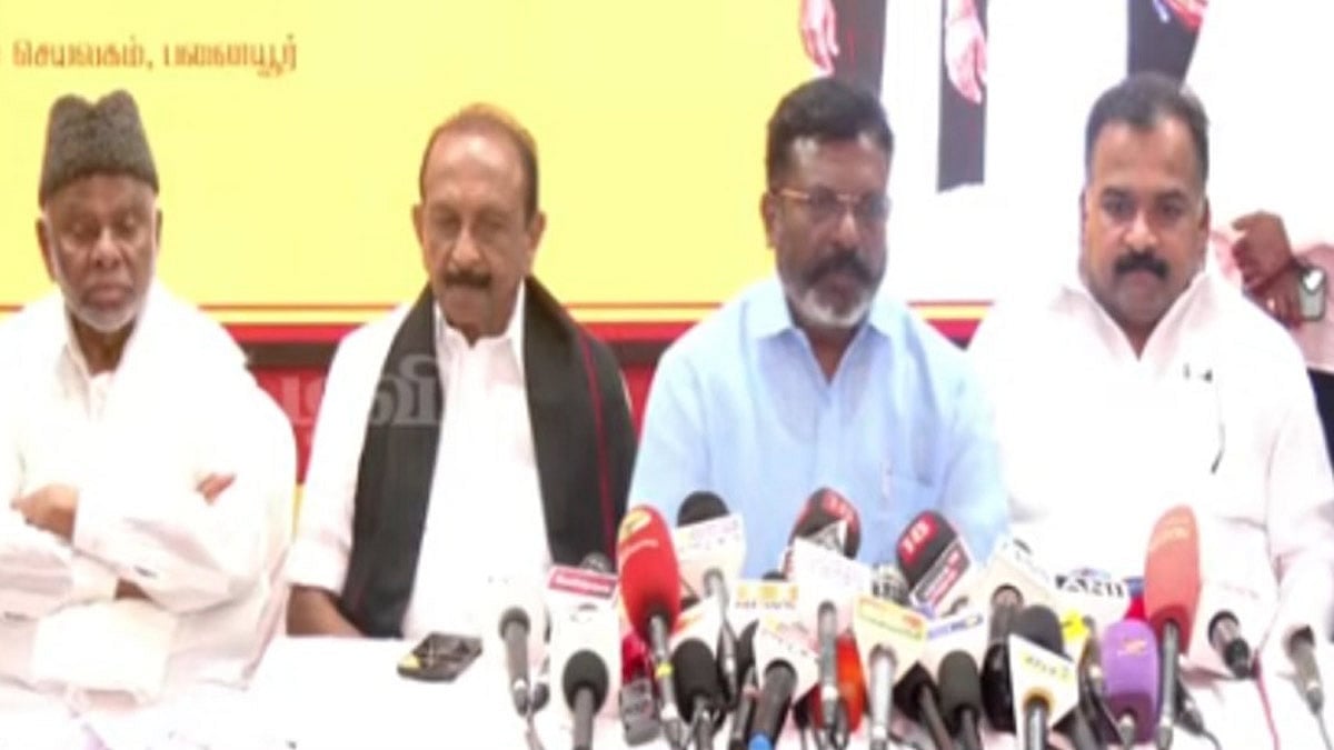 இது தேர்தல் கூட்டணி அல்ல, அரசியலமைப்பை பாதுகாக்கும் கூட்டணி: திருமாவளவன் 