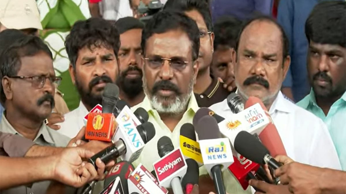 த.வெ.க. கூட்டணிக்கு கம்யூனிஸ்டு கட்சிகளின் ஆதரவு உண்டு - திருமாவளவன் 
