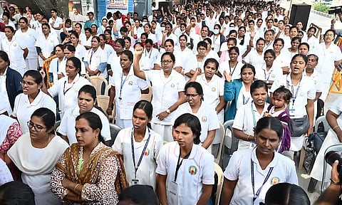 Nurses Protest 