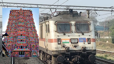 மதுரை மீனாட்சி அம்மன் கோவில்- சிறப்பு ரெயில்