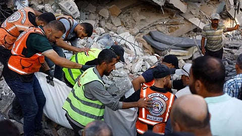 Gaza building collapses