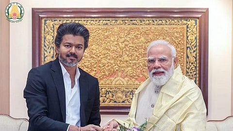 CM Vijay - PM Modi