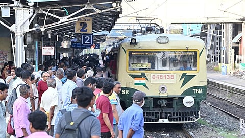 Suburban electric train