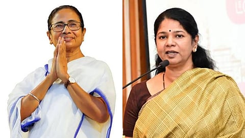 Mamata-Kanimozhi meeting
