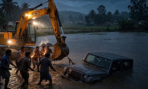 Jeep Submerged