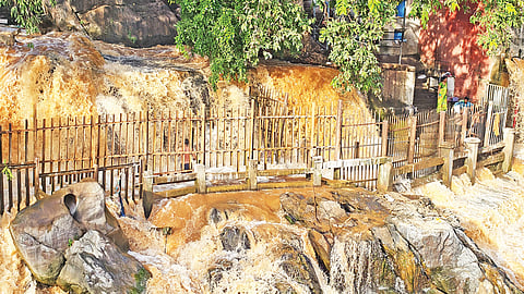 ஒகேனக்கல் காவிரி ஆற்றில் நீர்வரத்து 8 ஆயிரம் கன அடியாக அதிகரிப்பு