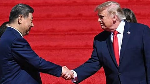 Xi Jinping and Donald Trump