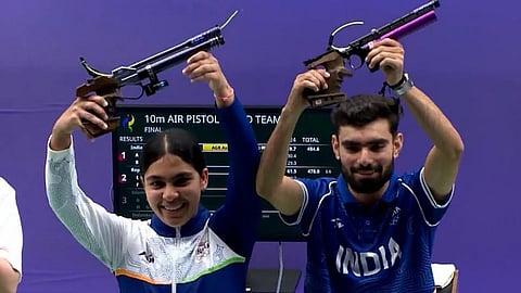 Asian Games shooting gold