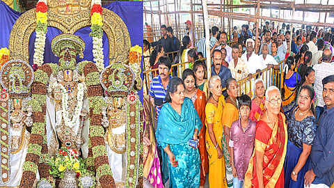 பெருமாள் கோவில்களில் புரட்டாசி 2-வது சனிக்கிழமை வழிபாடு