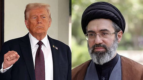 Donald Trump and Mojtaba Khamenei