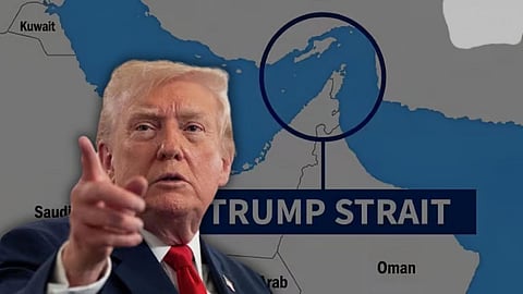 trump strait - truth social