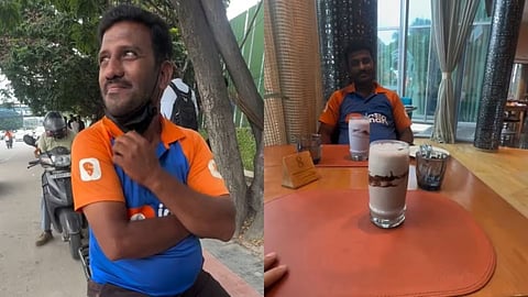 Swiggy Instamart delivery worker to 5-star hotel