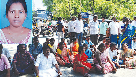 அரசு மருத்துவமனையில் அறுவை சிகிச்சை செய்த இளம்பெண் உயிரிழப்பு- உறவினர்கள் சாலை மறியல்
