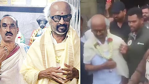 மைசூரு சாமுண்டீஸ்வரி அம்மன் கோவிலில் நடிகர் ரஜினிகாந்த் சாமி தரிசனம் செய்தார். 
