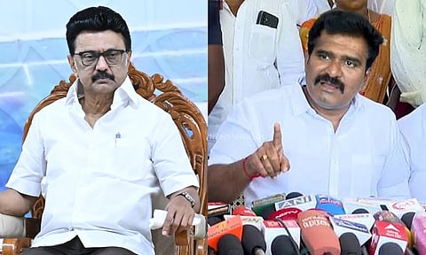 MK Stalin- Nirmal kumar